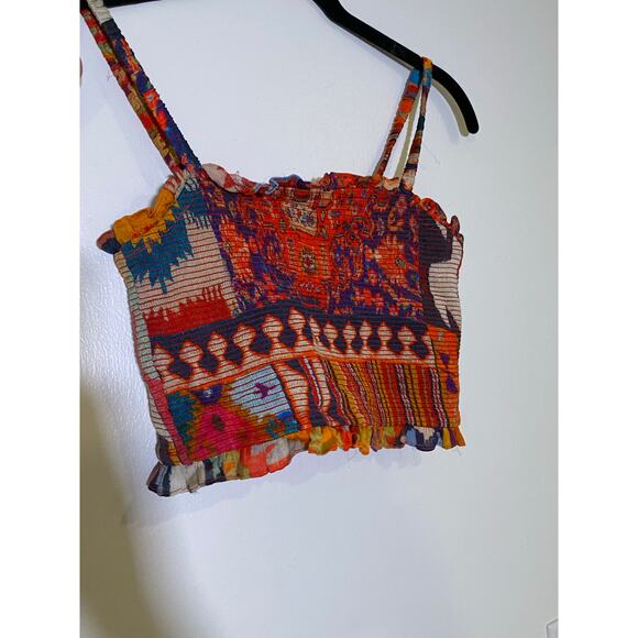 Anthropologie outfit set Lively Abstract Pant Set Ranna Gill SZ XS - Picture 6 of 14